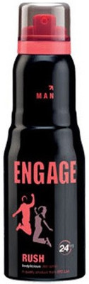 

Engage Men rush Deodorant Spray - For Men(150 ml, Pack of 6)