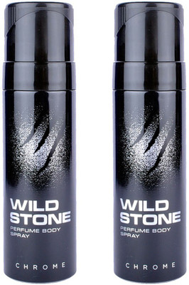 

Wild Stone Chrome Body Spray - For Men(240 ml, Pack of 2)