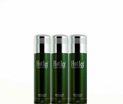 

Hot Ice Reflect For Men Value Pack Deodorant Spray - For Men(600 ml, Pack of 3)