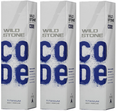 20 OFF on Wild Stone Code Titanium Body Perfume Pack Of 3 Perfume