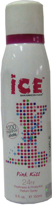 

Ice Pink Kiss Deodorant Spray - For Women(150 ml)