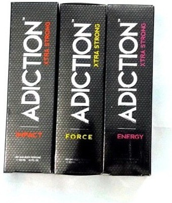 

Adiction Strong Body Spray - For Men & Women(450 ml, Pack of 3)