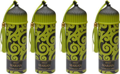 

Armaf Marjan 4 Yellow Body Spray - For Men & Women(800 ml, Pack of 4)
