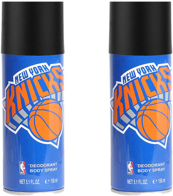 

NBA Newyork Knicks Set of 2 Value Pack Deodorant Spray - For Men(300 ml, Pack of 2)
