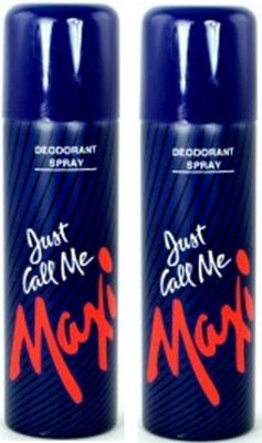 

Maxi Just Call Me - For Women (Pack of 2) Deodorant Spray - For Women(400 ml, Pack of 2)
