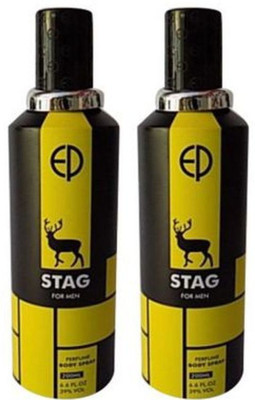 

Estiara STAG PERFUME BODY SPRAY FOR MEN 200 ML(1+1) Body Spray - For Men(400 ml, Pack of 2)