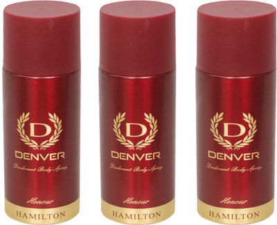 

Denver 3 Honour Deodorant Spray - For Men(300 ml, Pack of 3)