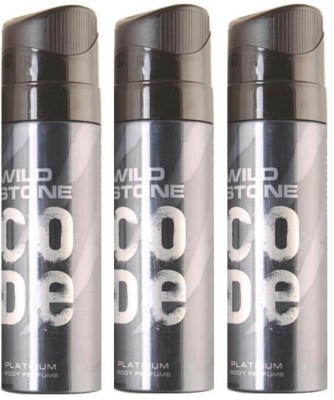 

Wild Stone Code Platinum Perfume Body Spray - For Men(360 ml, Pack of 3)