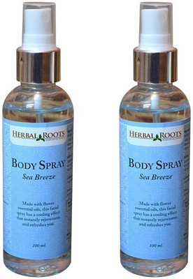 

Herbal Roots Sea Breeze Body Mist - For Men(200 ml, Pack of 2)