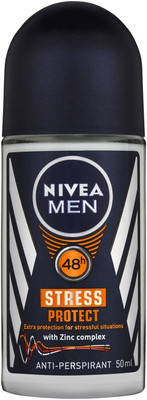 

Nivea 48h Stress Protect Antiperspirant - For Men Deodorant Roll-on - For Men(50 ml)