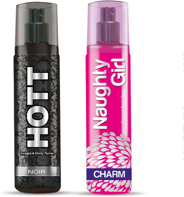 

Arabian Nights HOTT AND NAUGHTY GIRL Noir + Charm DEODORANT Body Spray - For Men & Women(270 ml)