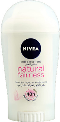 

Nivea Natural Fairness & smooth undrarms Antiperspirant 48 H Deodorant Roll-on - For Men & Women(40 ml)