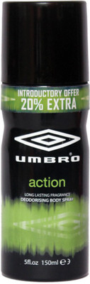 10% OFF on Umbro Action Body Spray - For Men(150 ml) 10% OFF on Umbro Action Body Spray - For Men(150 ml)