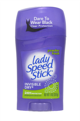 

Lady Speed Stick Powder Fresh Invisible Dry Dare To Wear Black Deodorant Stick - For Women(39.6 g)