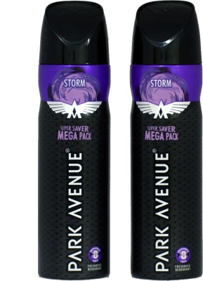 Flipkart - Park Avenue MEGA STORM SUPER SAVER PACK Deodorant Spray  –  For Men(220 ml, Pack of 2)