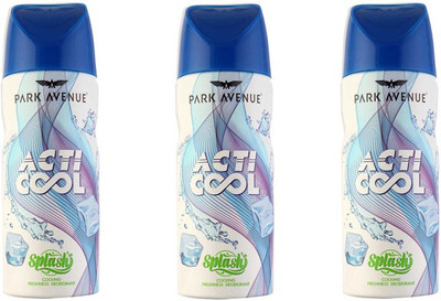 

Park Avenue Splash Deodorant Spray - For Men(390 ml, Pack of 3)