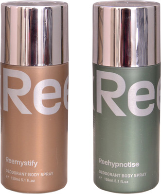 

REEBOK REEMYSTIFY::REEHYPNOTISE Deodorant Spray - For Men & Women(300 ml, Pack of 2)