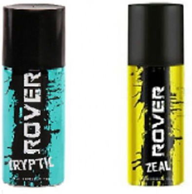 

Rover Cryptic and Zeal Body Spray - For Men(300 ml, Pack of 2)