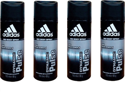 

ADIDAS Dynamic Pulse Deodorant Spray - For Men(600 ml, Pack of 4)