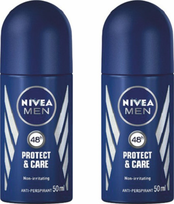 

Nivea Protect & Care pack of 2 Deodorant Roll-on - For Men(50 ml, Pack of 2)