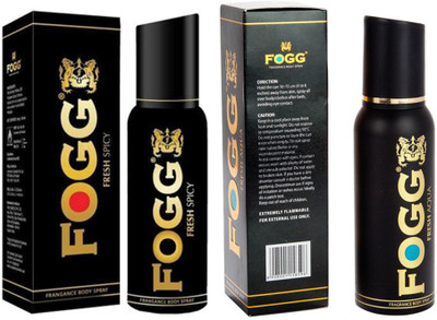 

Fogg Spicy-Aqua Deodorant Spray - For Men(240 ml, Pack of 2)
