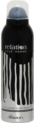 

Rasasi Relation Deodorant Spray - For Men(200 ml)