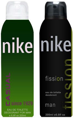 

Nike Casual Fission Body Spray - For Men(400 ml, Pack of 2)