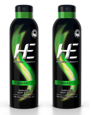 

HE DEO Perfumed (SMART) 150 ml * 2 Body Spray - For Men(300 ml, Pack of 2)