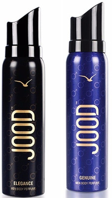 

JOOD Elegance & Genuine Men Body Perfume Combo - 120 ml Deodorant Spray - For Men(120 ml, Pack of 2)