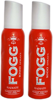 

Fogg Radiate Deodorant Spray - For Women(300 ml, Pack of 2)