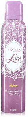 

Yardley London Lace Satin Perfume Body Spray - For Women(150 ml)