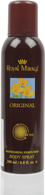

Royal Mirage Original Deodorant Spray - For Men(200 ml)