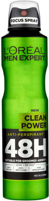 

L'Oreal Paris Expert Clean Power Deodorant Spray - For Men(149 ml)