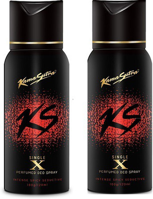 

KamaSutra Single X Body Spray - For Men(200 g, Pack of 2)