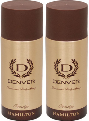 

Denver 2 Prestige Deodorant Spray - For Men(200 ml, Pack of 2)