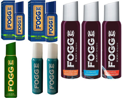 

Fogg Bleu, 1000, Victor, Majestic Body Spray - For Men(900 g, Pack of 8)