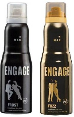Flipkart - Engage Frost and Fuzz Combo Set Deodorant Spray  –  For Men(150 ml)