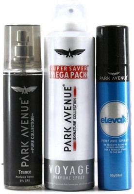 

Park Avenue Mega Voyage, Trance & Elevate Deodorant Spray - For Men(413 ml)