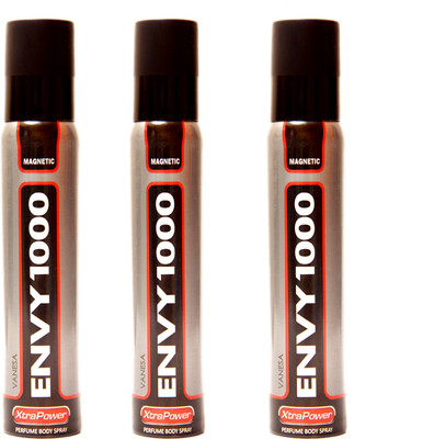 

Envy 1000 3 MAGNETIC DEO Deodorant Spray - For Men & Women(345 g, Pack of 3)