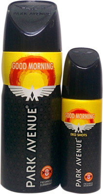 

Park Avenue Good Morning 100g + 35g Deodorant Spray - For Men(135 g)
