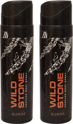 

Wild Stone 2 Surge Deodorant Spray - For Men(200 ml, Pack of 2)