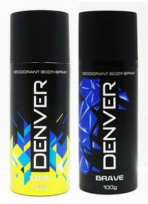 

Denver Cool,Brave Body Spray - For Men(200 g, Pack of 2)
