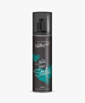 

LAYER`R - WOTTAGIRL! - LOVE YOUR STYLE POISE Deodorant Spray - For Women(135 ml)