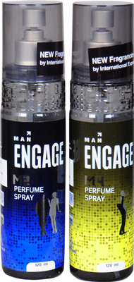 

Engage m2,m4 Perfume Body Spray - For Men(240 ml, Pack of 2)