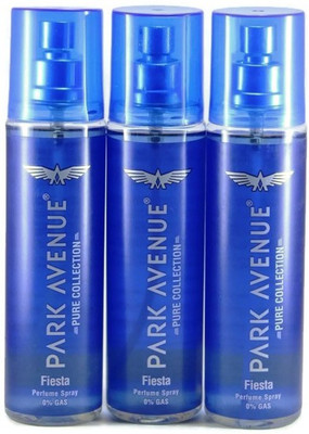 

Park Avenue Fiesta 0% Gas Deodorant Spray - For Men(405 ml, Pack of 3)