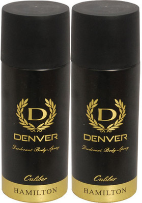 

Denver 2 Caliber Deodorant Spray - For Men(200 ml, Pack of 2)