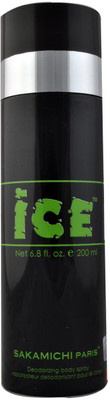 

Sakamichi Paris Ice Green Deodorant Spray - For Women(200 ml)