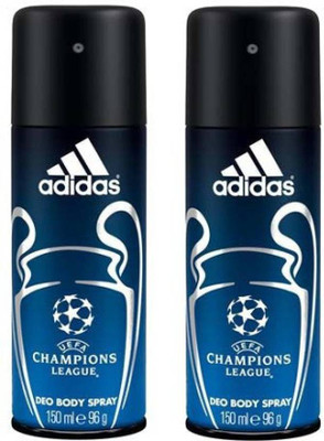 

ADIDAS Champion leauge Deodorants pack of 2 Deodorant Spray - For Men(300 ml, Pack of 2)