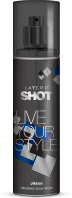 

Layer'r Shot - Live Your Style - Urban Deodorant Spray - For Men(135 ml)