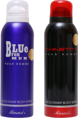 

Rasasi blue for man,chastity Deodorant Spray - For Men(200 ml)